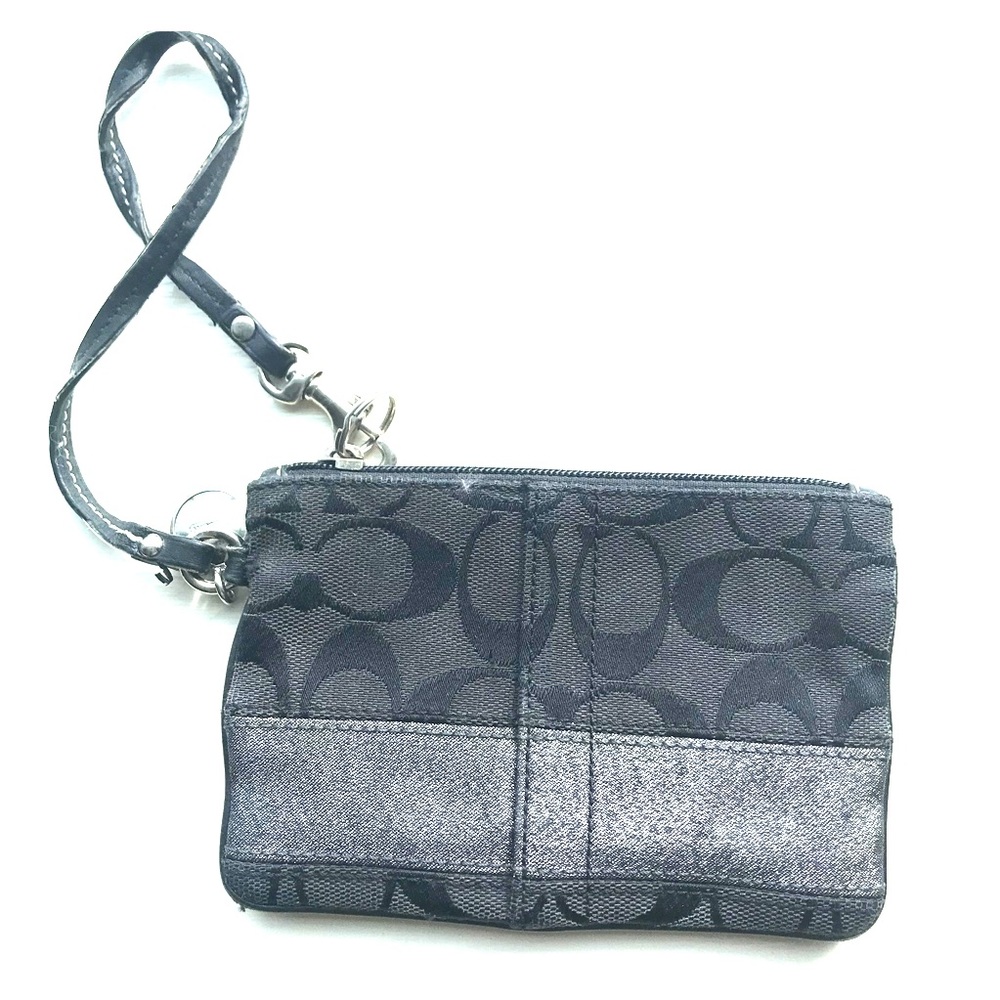Coach Black Wristlet